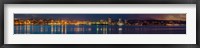 Framed Nanaimo Night Panorama