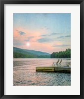 Framed Dock at Sunset