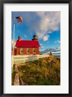 Framed Historic Eagle Harbor Lighthouse, Michigan