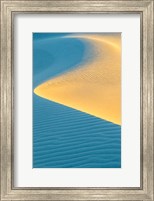 Framed New Mexico, White Sands National Park, Sand Dunes At Sunrise