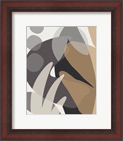 Framed 'Neutral Abstract I' border=