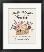 Framed Flower Market