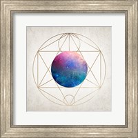 Framed 'Geo Planet II' border=