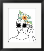 Line Woman III Framed Print