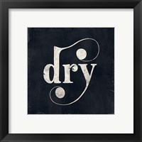 Framed 'Dry' border=