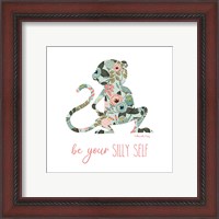 Framed 'Be Your Silly Self' border=