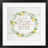 Framed Bless Our Nest