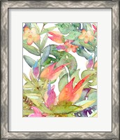 Framed 'Tropical Watercolor' border=