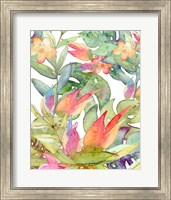 Framed 'Tropical Watercolor' border=