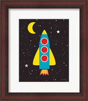 Framed 'Blast Off' border=