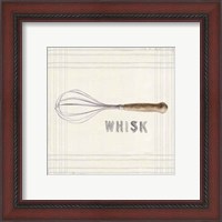 Framed 'Floursack Kitchen Sign IV Neutral Sq' border=