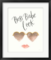 Boss Babe II Framed Print