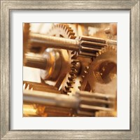 Framed 'Gilded Gears II' border=