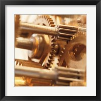 Framed 'Gilded Gears II' border=