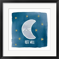 Night Sky Rest Well Framed Print