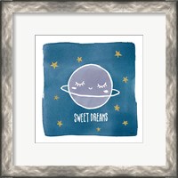 Framed 'Night Sky Sweet Dreams' border=