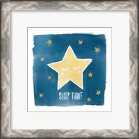 Framed 'Night Sky Sleep Tight' border=