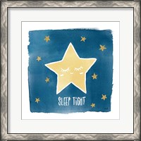 Framed 'Night Sky Sleep Tight' border=