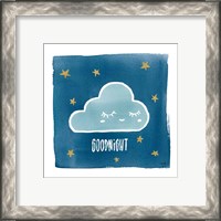 Framed 'Night Sky Goodnight' border=