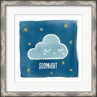 Framed 'Night Sky Goodnight' border=