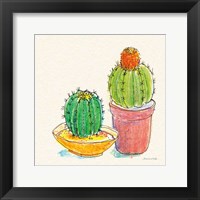 Framed Cacti Garden III