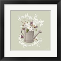 Framed Farmhouse Watering Can