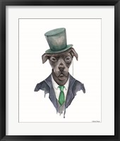 Framed Dapper Dog