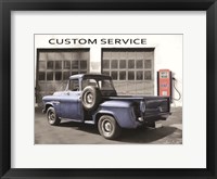 Framed Gulf Service Station