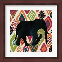 Framed 'African Animal I Jewel' border=