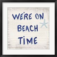 Beach Time VI Sq Framed Print