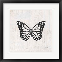 Framed 'Butterfly Stamp BW' border=