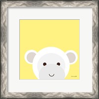 Framed 'Cuddly Monkey' border=