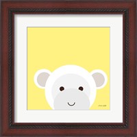 Framed 'Cuddly Monkey' border=