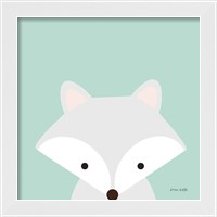 Framed 'Cuddly Fox' border=