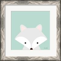 Framed 'Cuddly Fox' border=