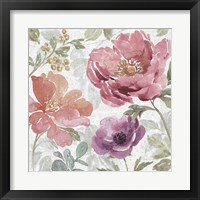 Framed 'Springtime Bloom III Dark' border=