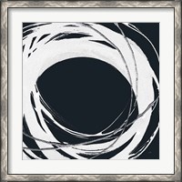 Framed 'Gilded Enso III BW' border=