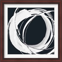 Framed 'Gilded Enso I BW' border=