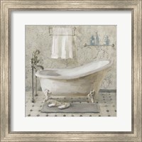 Framed Victorian Bath III Neutral