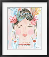 Boho Lady II Framed Print