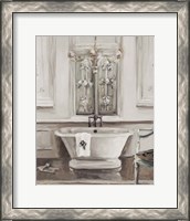 Framed 'Classical Bath III Gray' border=