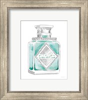 Framed 'Glamour Pup Perfume III' border=