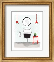 Framed 'Bold Bath II' border=