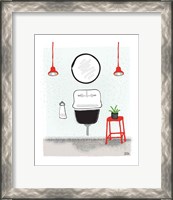 Framed 'Bold Bath II' border=