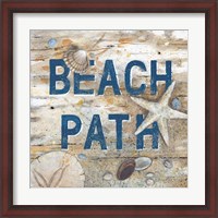 Framed 'Beach Path' border=