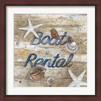 Framed 'Boat Rental' border=