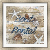 Framed 'Boat Rental' border=