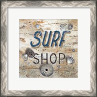 Framed 'Surf Shop' border=