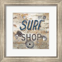 Framed 'Surf Shop' border=