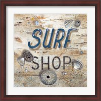 Framed 'Surf Shop' border=